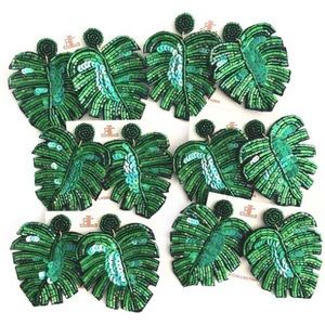 Beth Ladd Palm Leaf Earrings